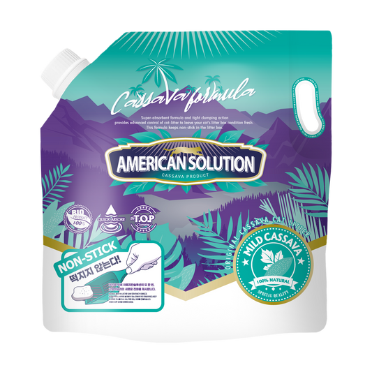 <定期便>American Solution マイルド キャッサバ 猫砂 5.9kg