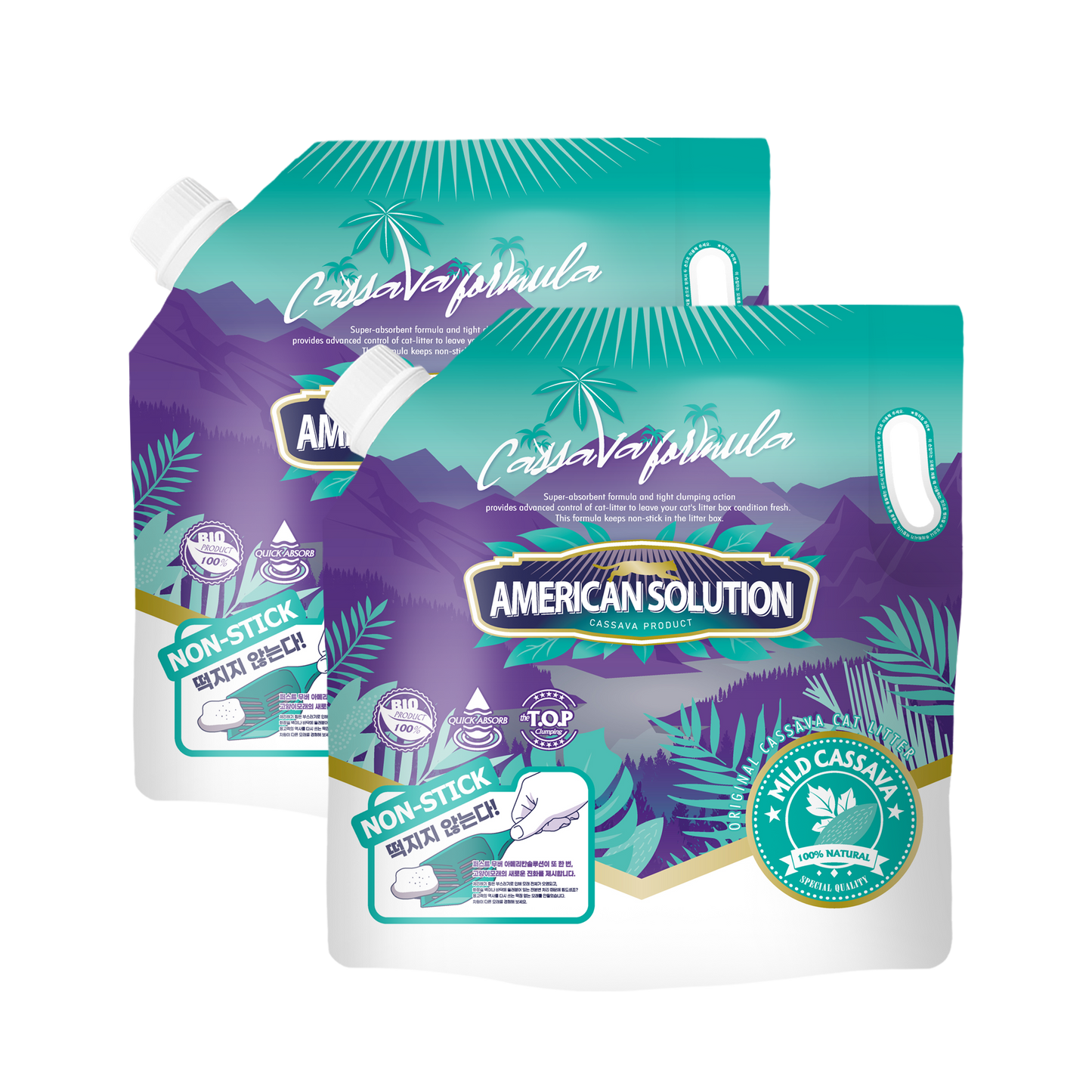 <定期便>American Solution マイルド キャッサバ 猫砂 5.9kg