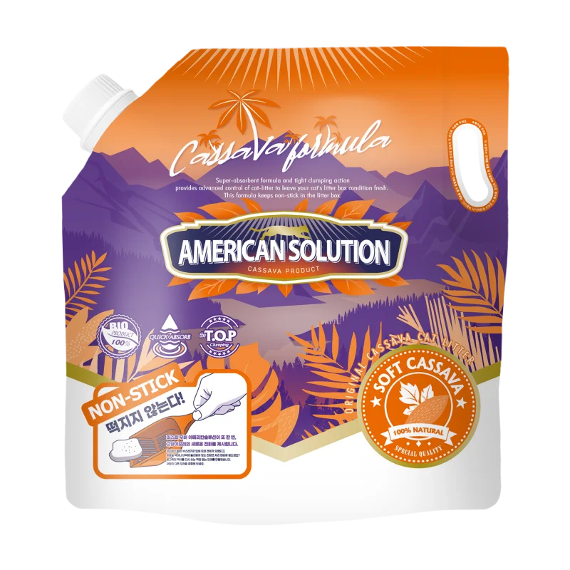アメリカンソリューション ソフトキャッサバ猫砂 5.9kg